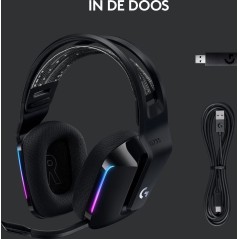 Logitech G G733 LIGHTSPEED Wireless RGB Gaming Headset – Immersive Wireless Audio & Stylish Black Design